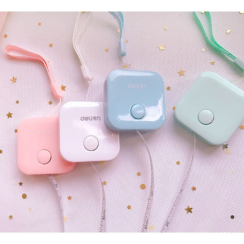 Tiny Retractable Tape Measure (1.5m/5ft) - Portable for Travel & DIY