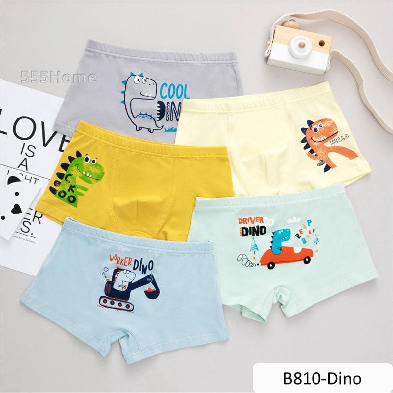 [SG Seller] 5PCs Kids Underwear / Boys Brief / Children Boxer Shorts / Cartoon Marvel Underpants