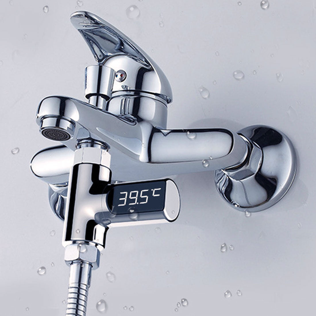 Real-Time Water Temperature Gauge - Safe & Easy to Install Shower Thermometer