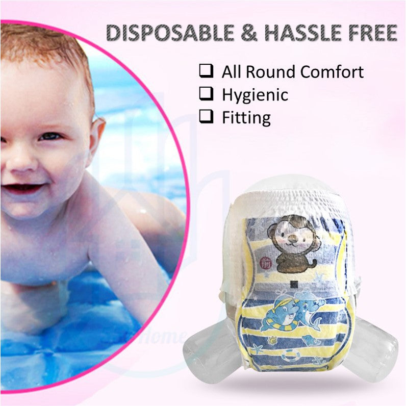 [SG] Disposable Swim Diapers/ Baby Diaper Trunk / 5 Packets / Infant Swimming Diapers Pant / Cloth Waterproof