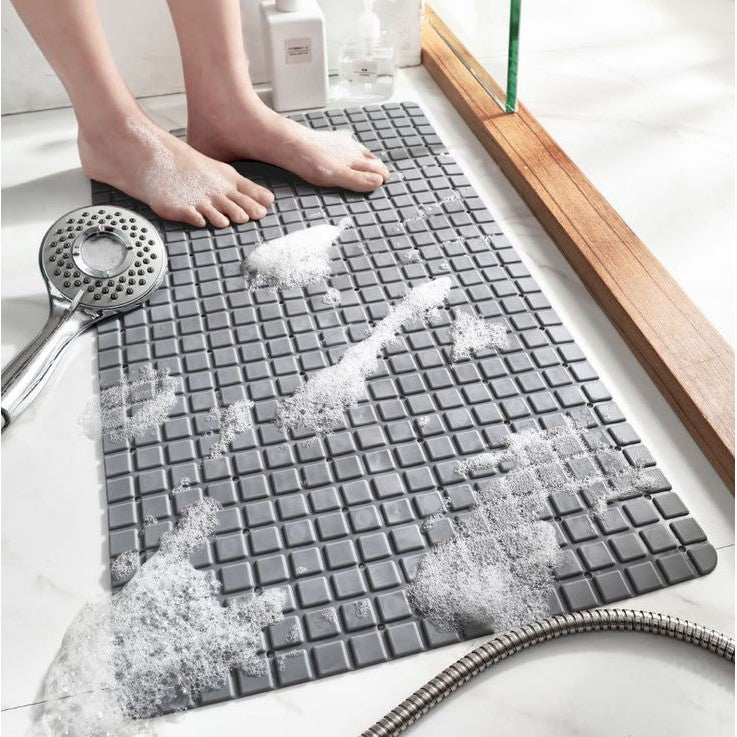 Anti-Slip Bathroom Floor Mat with Suction Cups - Enhanced Shower Safety