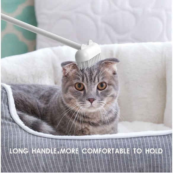 ❤️Pet Fur Grooming Cat Comb Cat Teaser Toy Cat Dog Massager Brush Scratcher Pet Supplies❤️