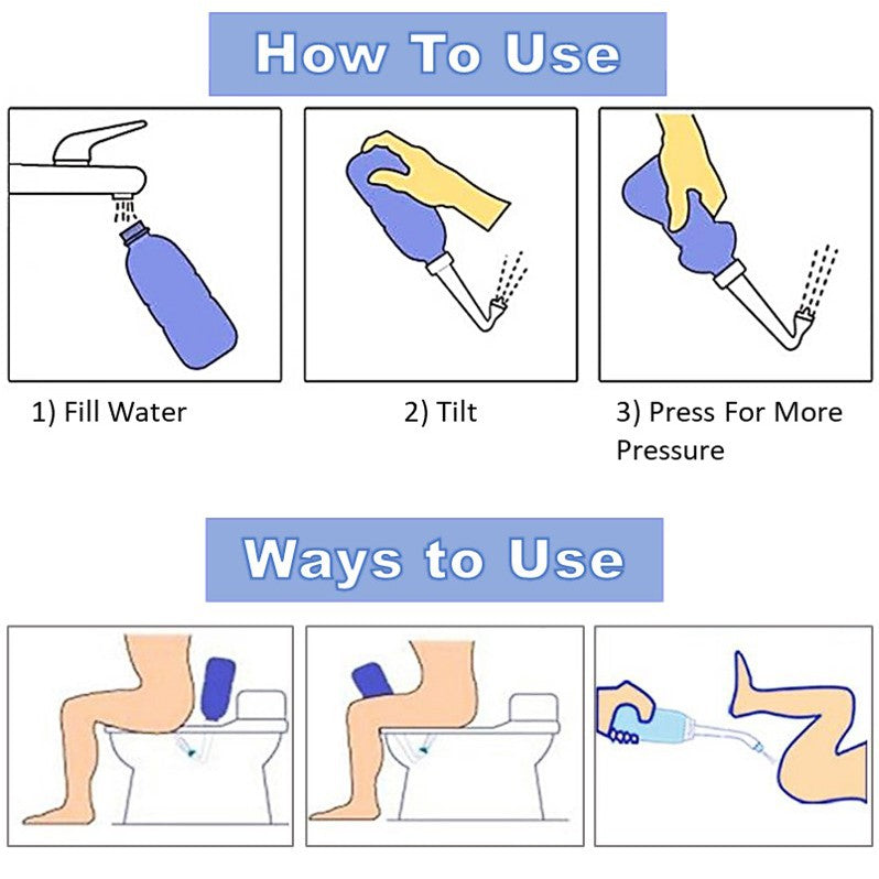 Portable Bidet Spray / Hand Held Toilet Bidet Washer / Hand Held Cleaner For Baby & Elderly & Maternity / SG Seller