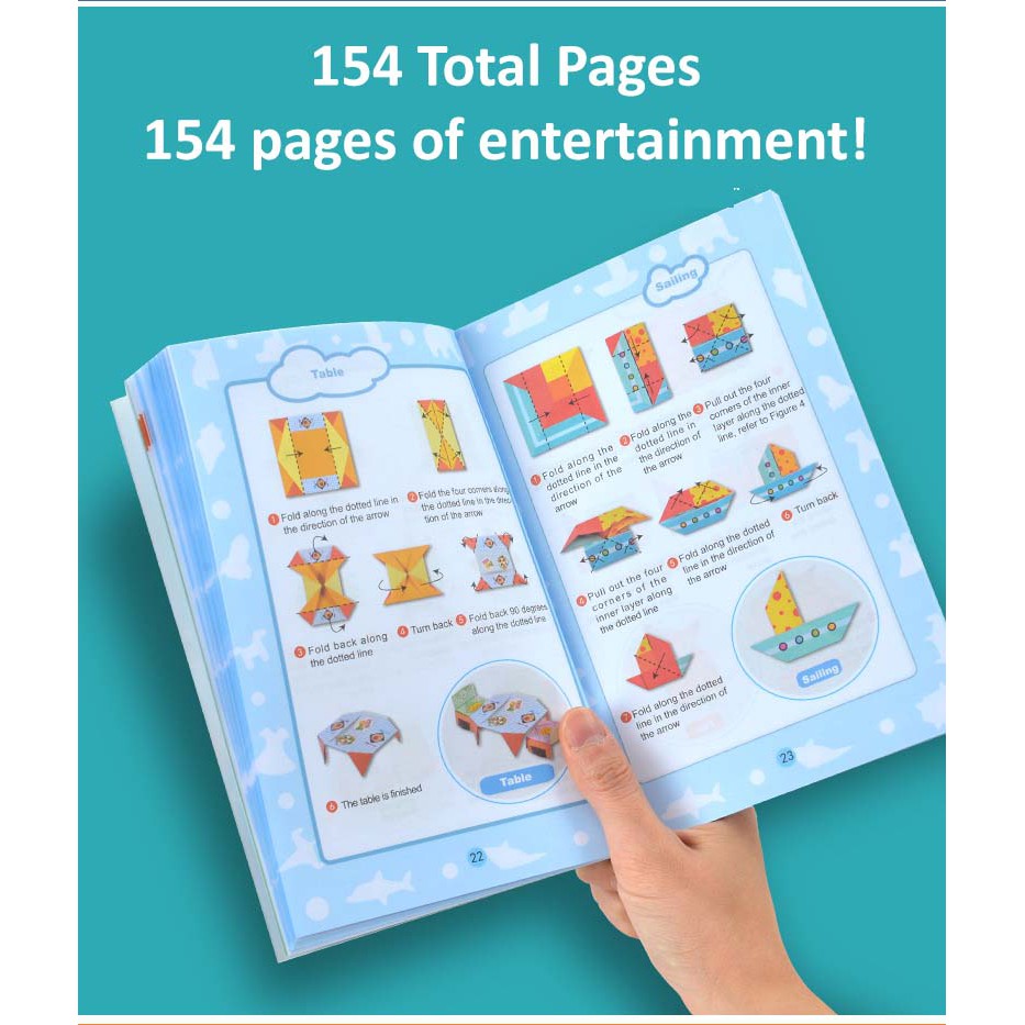 Highlight creativity and fun: Spark Creativity! Fun Origami Paper Book for Children