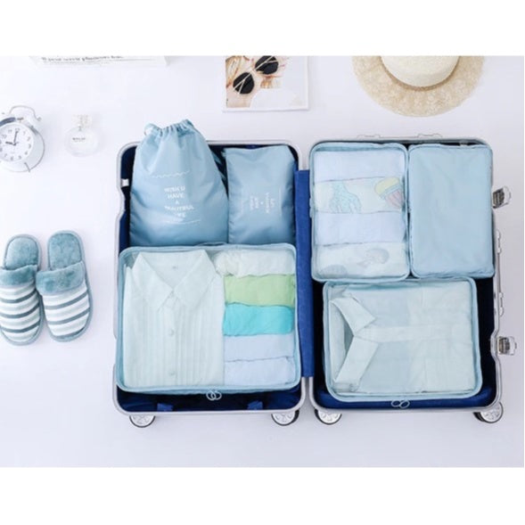 ❤️New Version 7-in-1 Travel Organiser Waterproof Luggage Organiser Travel Pouch with Belt❤️SG Seller❤️