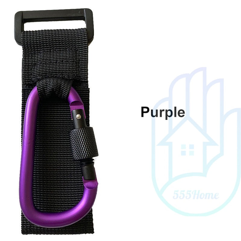 [SG] Baby Stroller Hook / Multi Purpose Carabiner Hook/ 40KG Load / Travel Camping Car Bicycle Hook Hanger