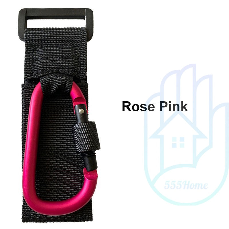 [SG] Baby Stroller Hook / Multi Purpose Carabiner Hook/ 40KG Load / Travel Camping Car Bicycle Hook Hanger