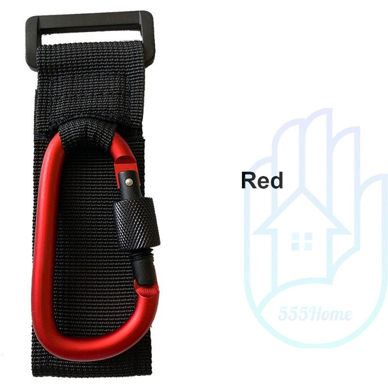 [SG] Baby Stroller Hook / Multi Purpose Carabiner Hook/ 40KG Load / Travel Camping Car Bicycle Hook Hanger