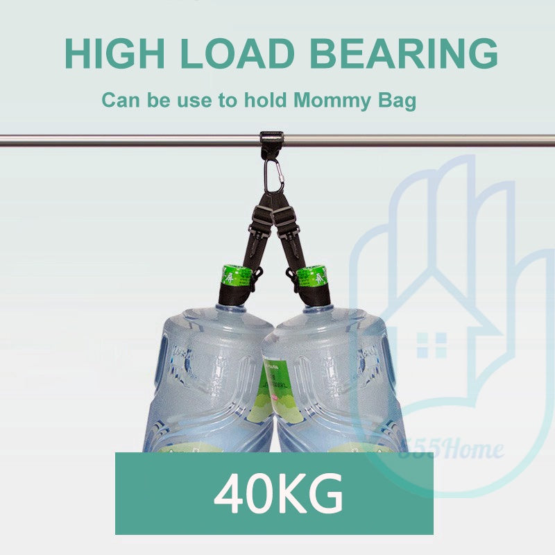 [SG] Baby Stroller Hook / Multi Purpose Carabiner Hook/ 40KG Load / Travel Camping Car Bicycle Hook Hanger