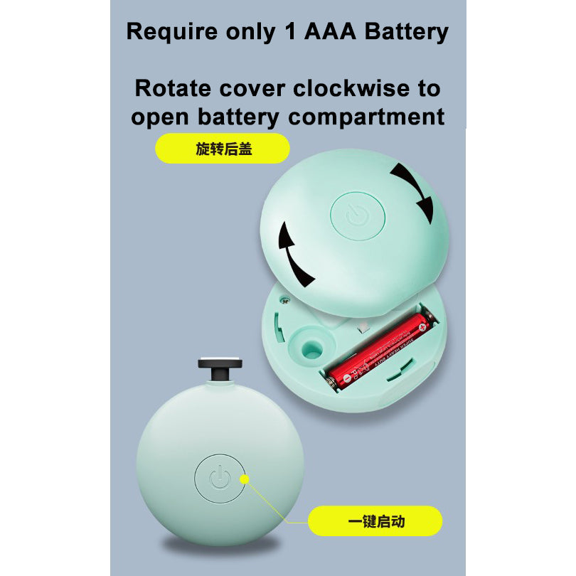 [SG] Electric Baby Nail Trimmer Kit | 6 Grinding Heads | Gentle on Tiny Nails No Fuss Trimming, Baby Safety