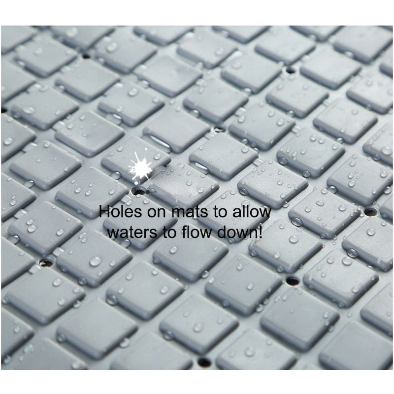 Anti-Slip Bathroom Floor Mat with Suction Cups - Enhanced Shower Safety