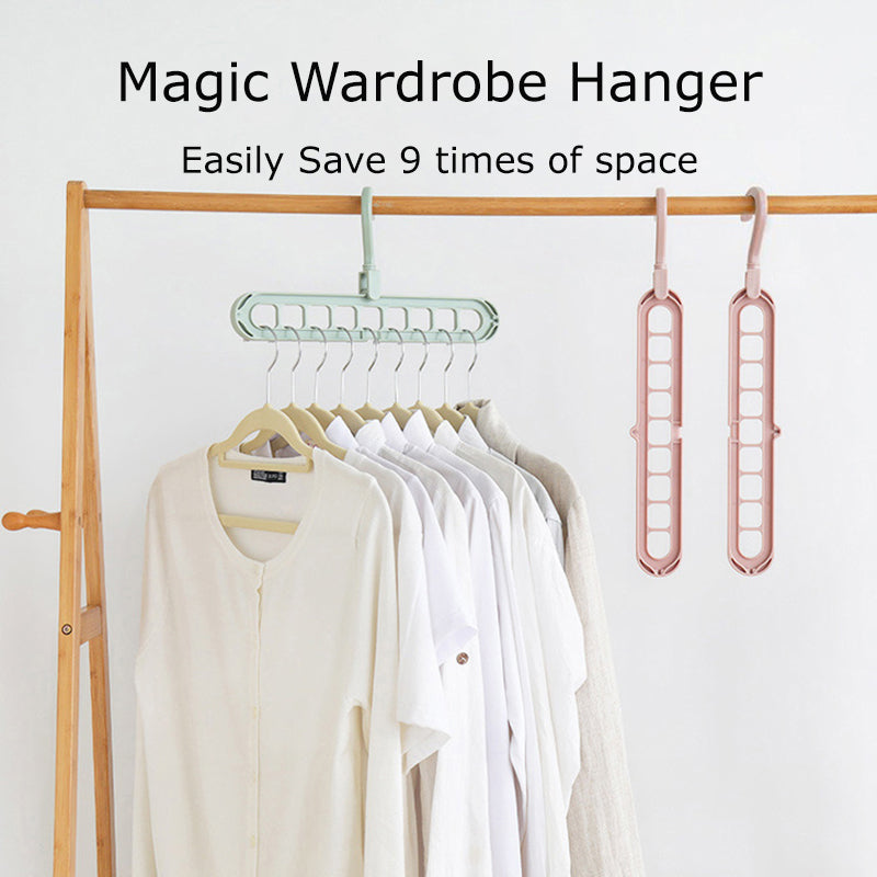 ❤Magic Wardrobe Hanger❤Closet Organizer Rack Storage Divider Shelves Cabinet Clothes❤SG Seller❤