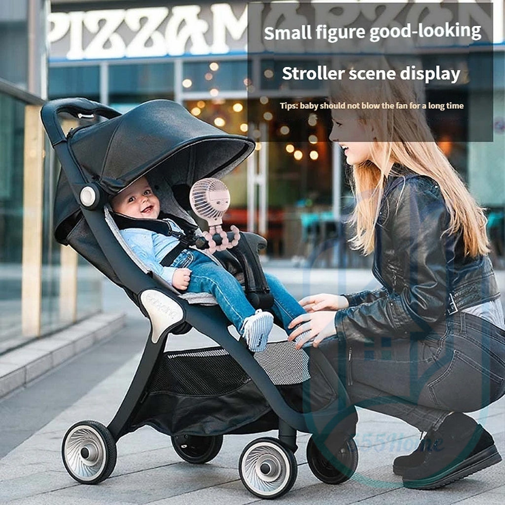 [SG] Octopus Stroller Fan / Portable Mini USB Fan Handheld Fan / Flexible Tripod Fix Baby Pram Car Seat, Crib, Desk