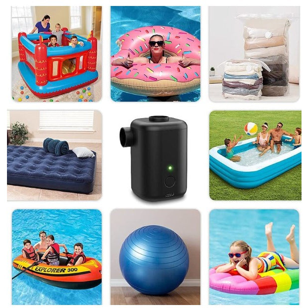 Portable Air Pump for Inflatable Mattresses, Pool Floats & More (Purfectbaby)