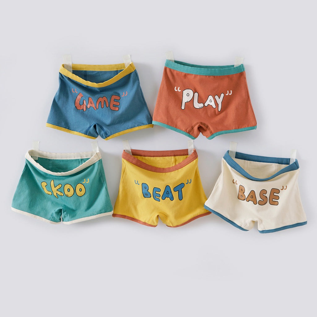 [SG Seller] 5PCs Kids Underwear / Boys Brief / Children Boxer Shorts / Cartoon Marvel Underpants