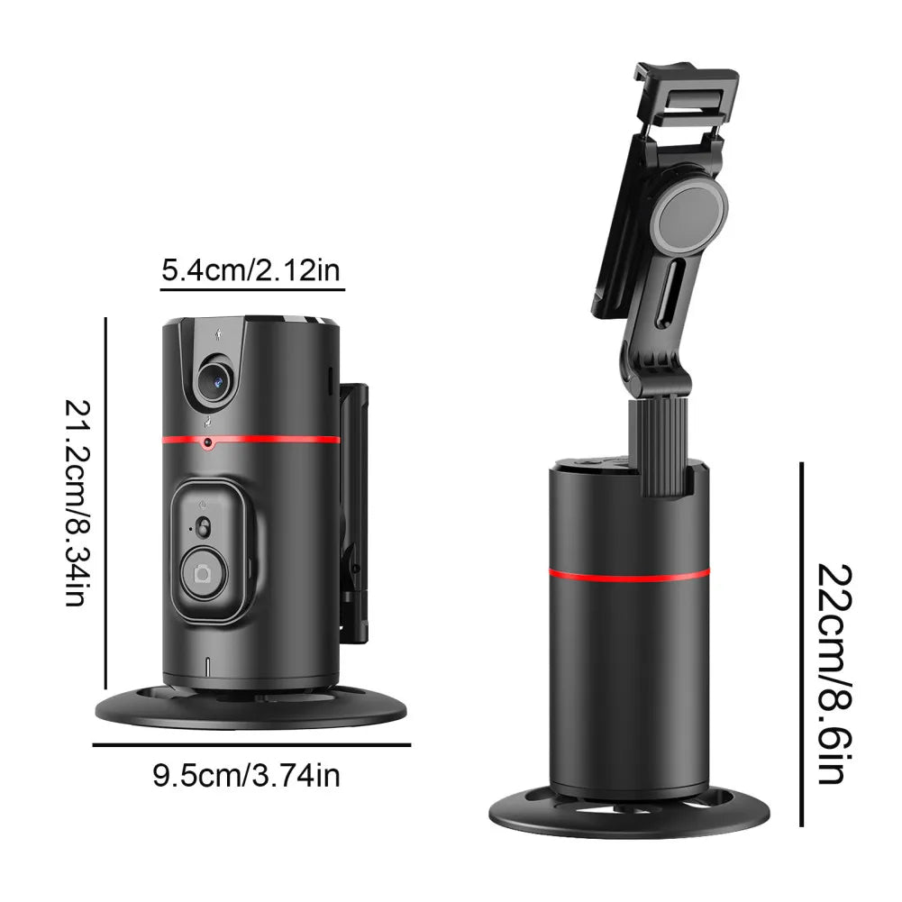 ❤Auto Face Tracking Recognition Tripod ❤ 360°Rotation Gimbals Mount Rechargeable Tracking Tripod