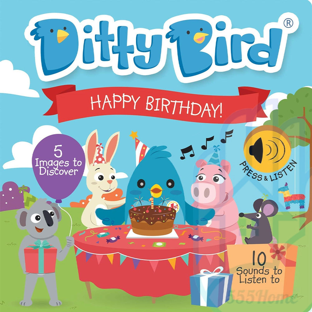 [SG] Ditty Bird Children Music Book / Baby Toddler Nursery Rhymes Book / English Music Sound Book