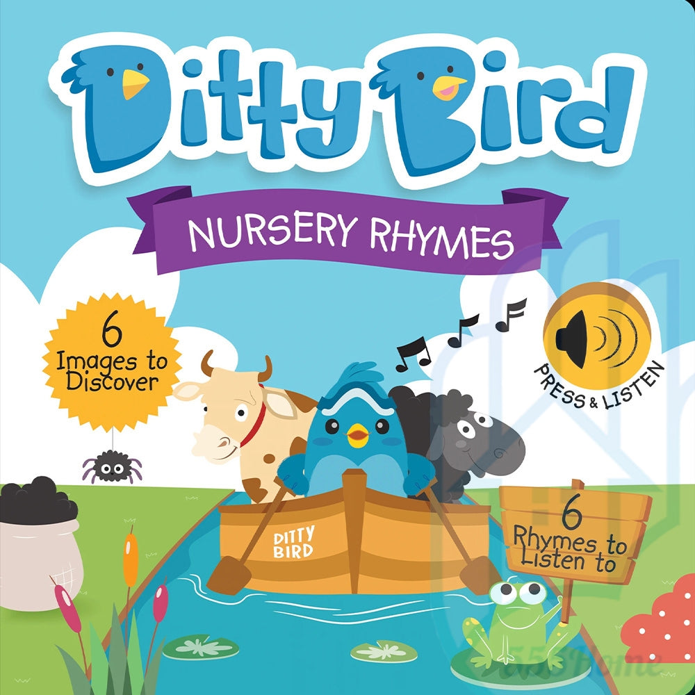 [SG] Ditty Bird Children Music Book / Baby Toddler Nursery Rhymes Book / English Music Sound Book