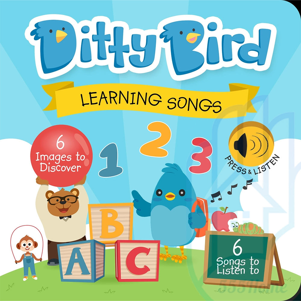 [SG] Ditty Bird Children Music Book / Baby Toddler Nursery Rhymes Book / English Music Sound Book
