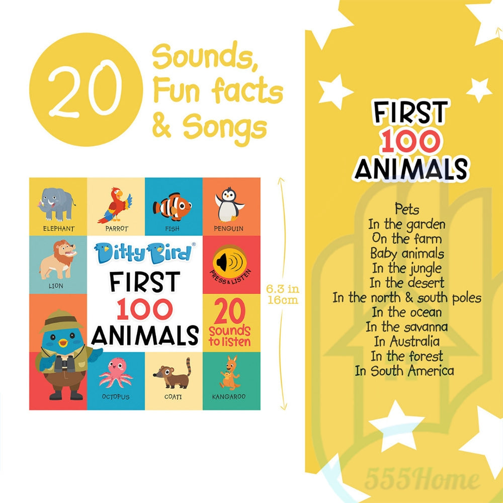 [SG] Ditty Bird Children Music Book / Baby Toddler Nursery Rhymes Book / English Music Sound Book