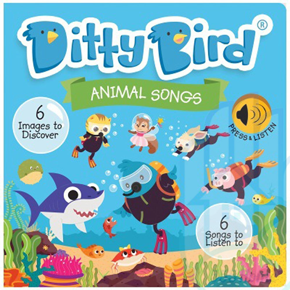 [SG] Ditty Bird Children Music Book / Baby Toddler Nursery Rhymes Book / English Music Sound Book