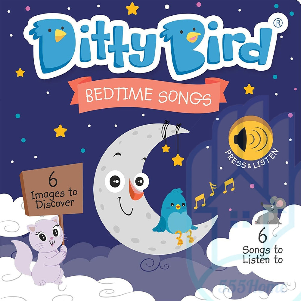 [SG] Ditty Bird Children Music Book / Baby Toddler Nursery Rhymes Book / English Music Sound Book