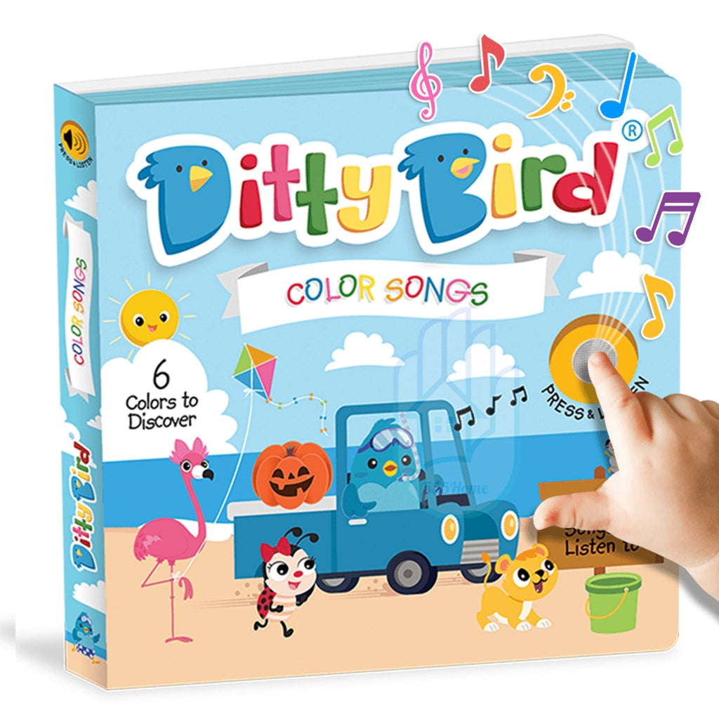 [SG] Ditty Bird Children Music Book / Baby Toddler Nursery Rhymes Book / English Music Sound Book