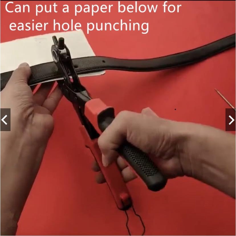 Belt puncher Professional Belt Hole Puncher Tool Revolving Punch Plier Kit Leather Belt Hole Puncher皮带扣